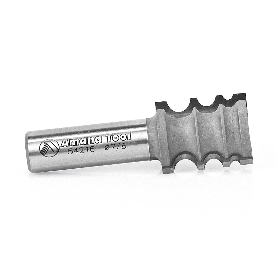 Amana 54216 Carbide Tipped Variable Beading 9/64 x 7/64 x 1/16 Radius x 7/8 Dia x 1-1/16 x 1/2 Inch Shank