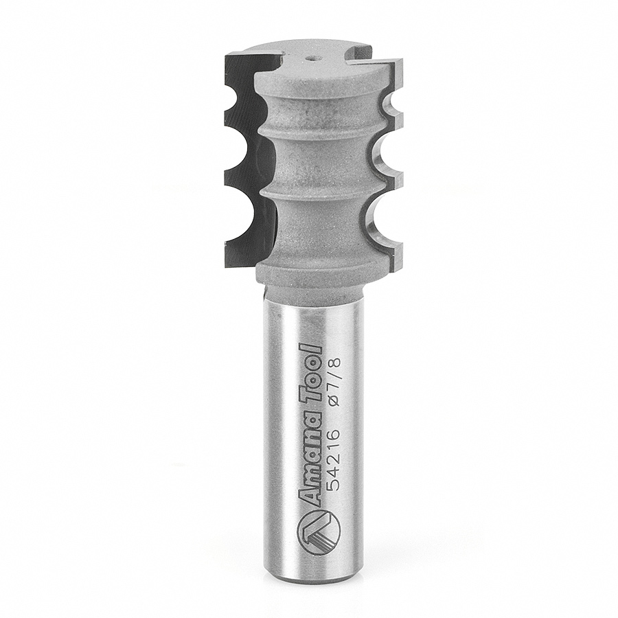 Amana 54216 Carbide Tipped Variable Beading 9/64 x 7/64 x 1/16 Radius x 7/8 Dia x 1-1/16 x 1/2 Inch Shank