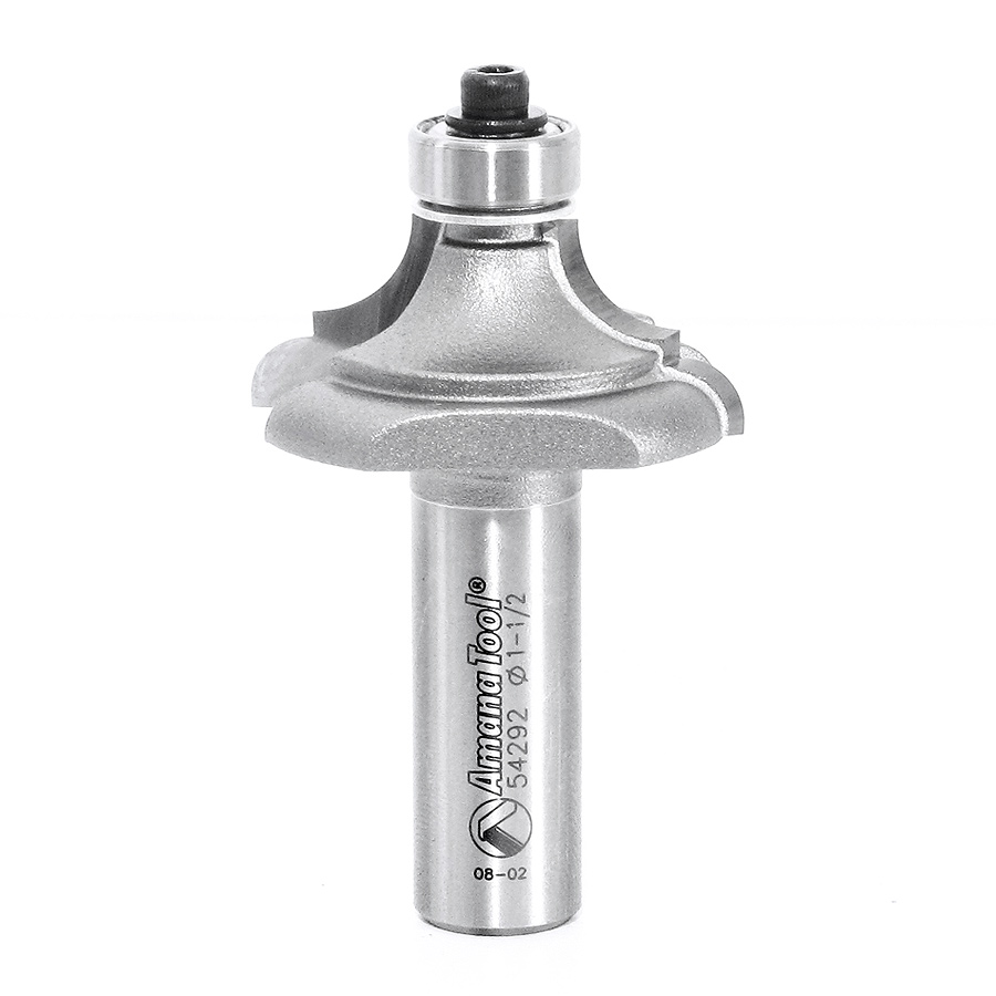 Amana 54292 Carbide Tipped Classical Cove & Bead 3/16 x 5/16 Radius x 1-1/2 Dia x 5/8 x 1/2 Inch Shank