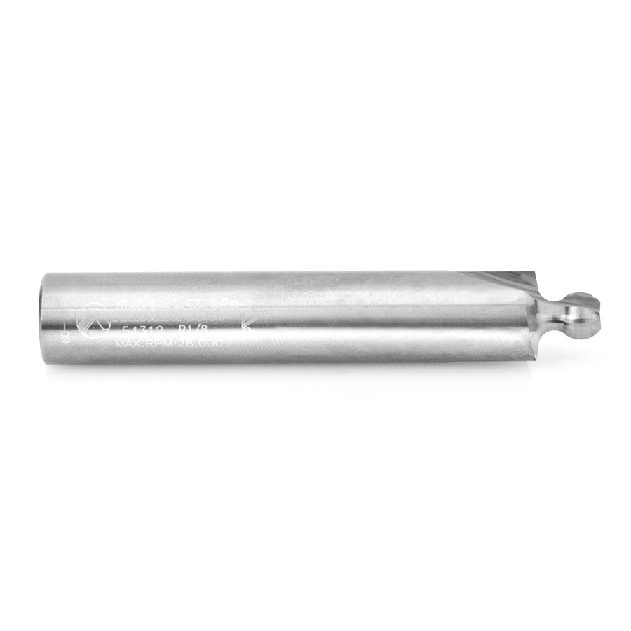 Amana 54312 Carbide Tipped Tambour # 2 - 5/64 Radius x 0.272 Dia x 1/2 Inch Shank Part of Set #54314 (U.S. Patent No. 7 810 532)