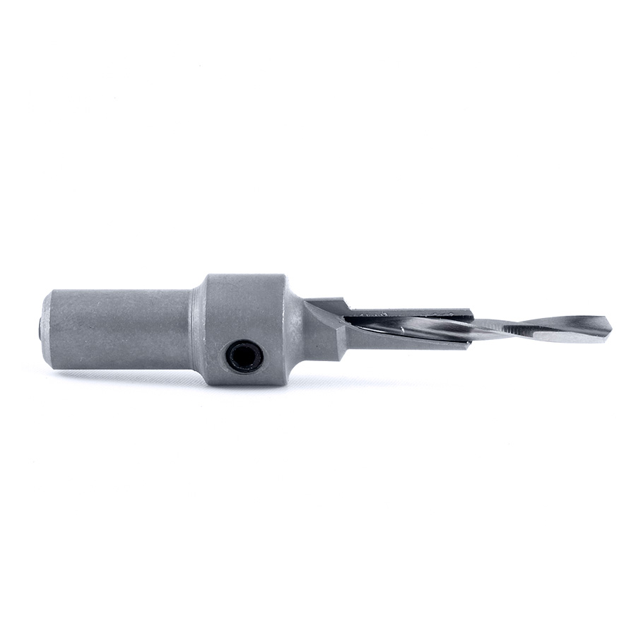 Amana 55102 RTA Furniture Drill/Countersink 7mm Dia x 3.5mm Drill Dia x 10mm Shank - 5mm Screw with Drill