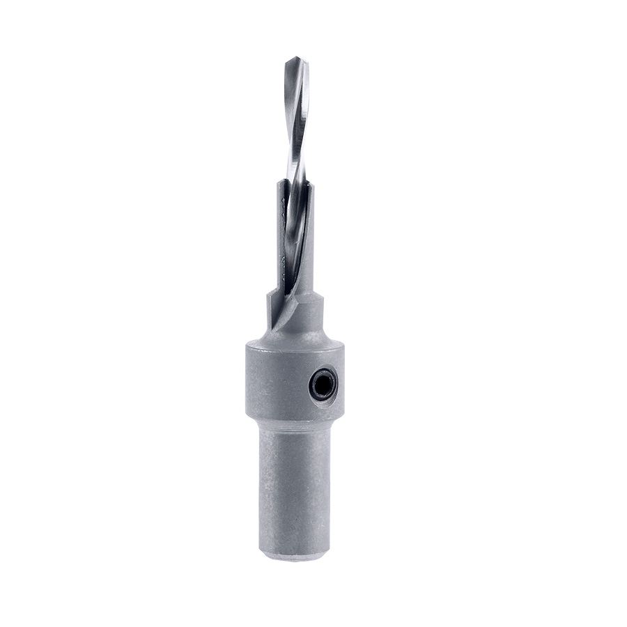 Amana 55102 RTA Furniture Drill/Countersink 7mm Dia x 3.5mm Drill Dia x 10mm Shank - 5mm Screw with Drill