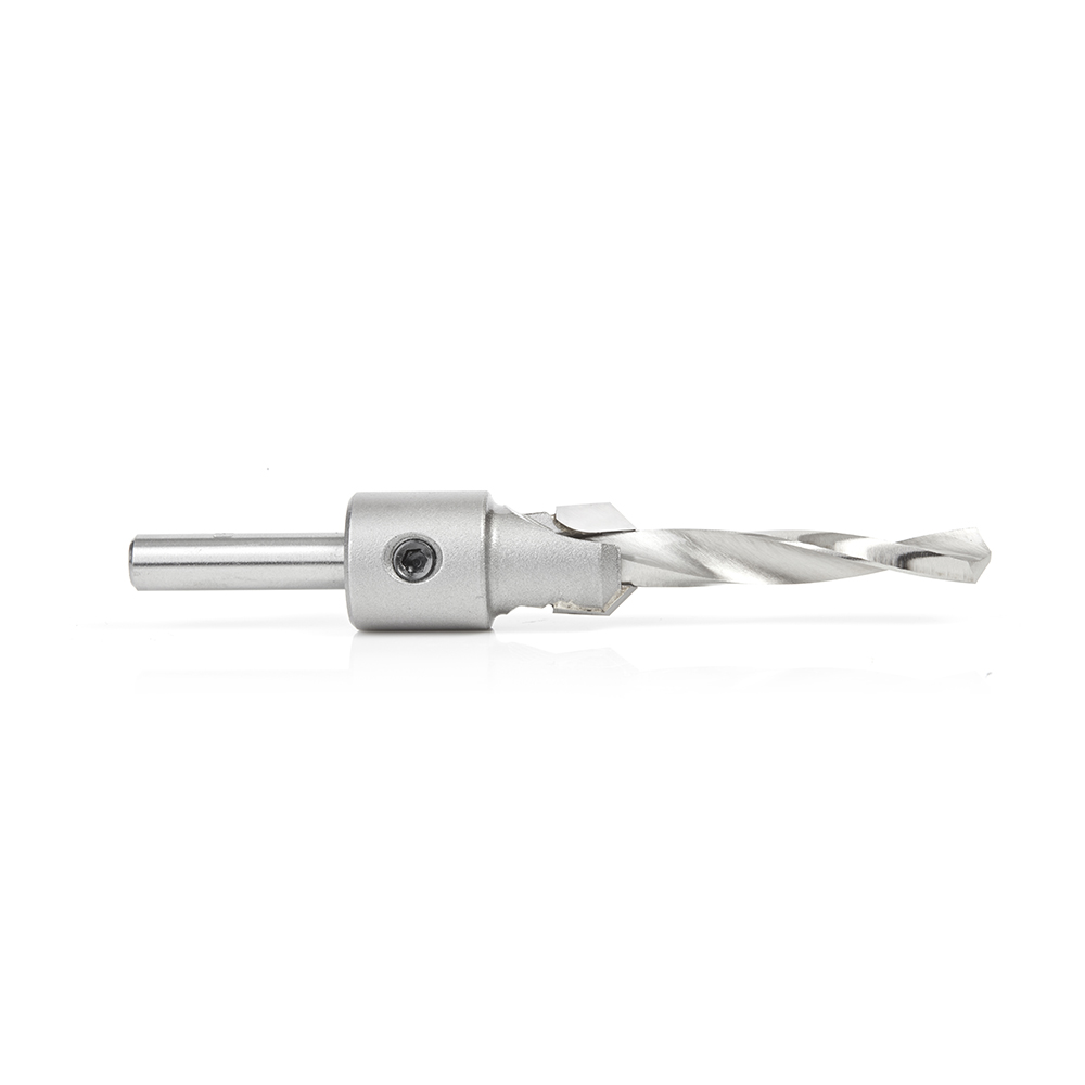 Amana 55130 Carbide Tipped 82 Degree Shankless Countersink with Slow Spiral Drill, #20 Screw 5/8 Dia x 5/16 Drill Dia x 5/16 Drill Shank