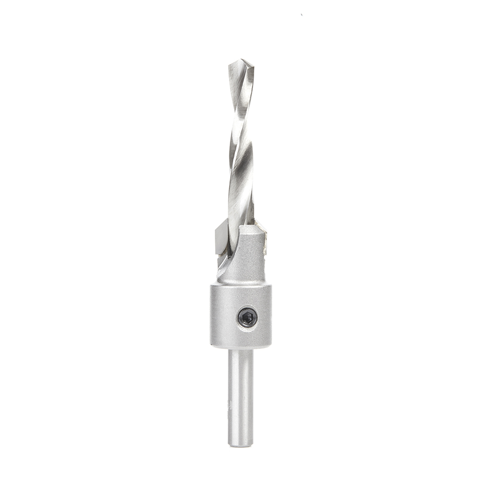 Amana 55130 Carbide Tipped 82 Degree Shankless Countersink with Slow Spiral Drill, #20 Screw 5/8 Dia x 5/16 Drill Dia x 5/16 Drill Shank