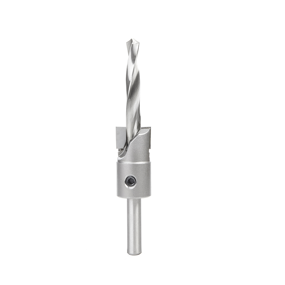 Amana 55141 Carbide Tipped Shankless Counterbore with Slow Spiral Drill, #20 Screw 3/4 Dia x 5/16 Drill Dia x 5/16 Drill Shank