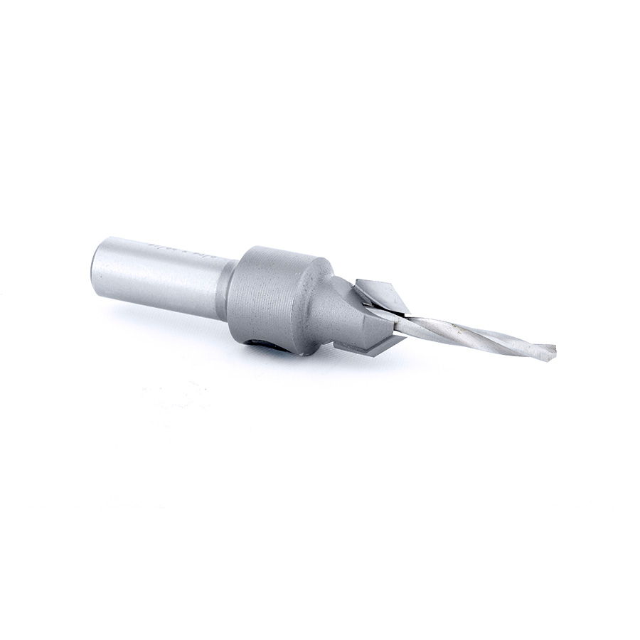 Amana 55201 Carbide Tipped Countersink #4 Screw 3/8 Dia x 7/64 Drill Dia x 5/16 Round Shank