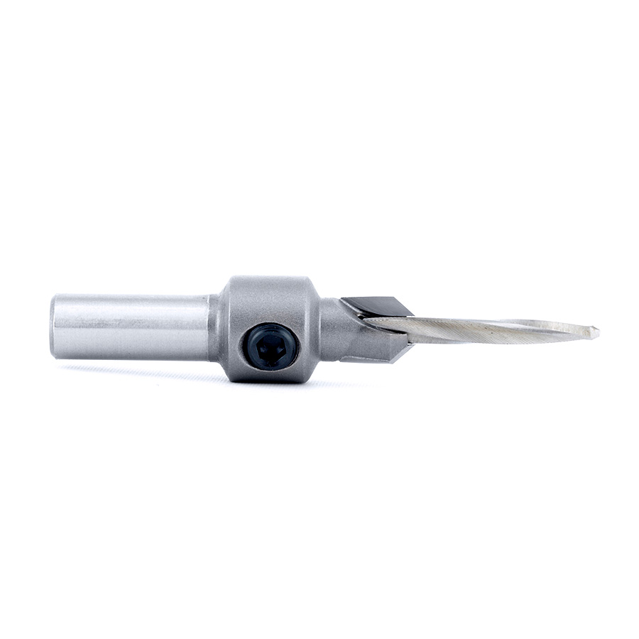 Amana 55203 Carbide Tipped Countersink #6 Screw 5/16 Dia x 1/8 Drill Dia x 5/16 Round Shank