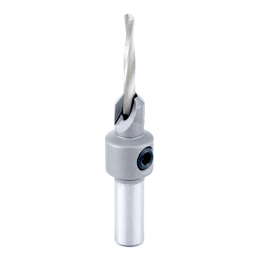 Amana 55203 Carbide Tipped Countersink #6 Screw 5/16 Dia x 1/8 Drill Dia x 5/16 Round Shank