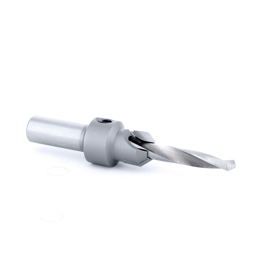 Amana 55212 Carbide Tipped Countersink #12 Screw 15/32 Dia x 7/32 Drill Dia x 3/8 Round Shank