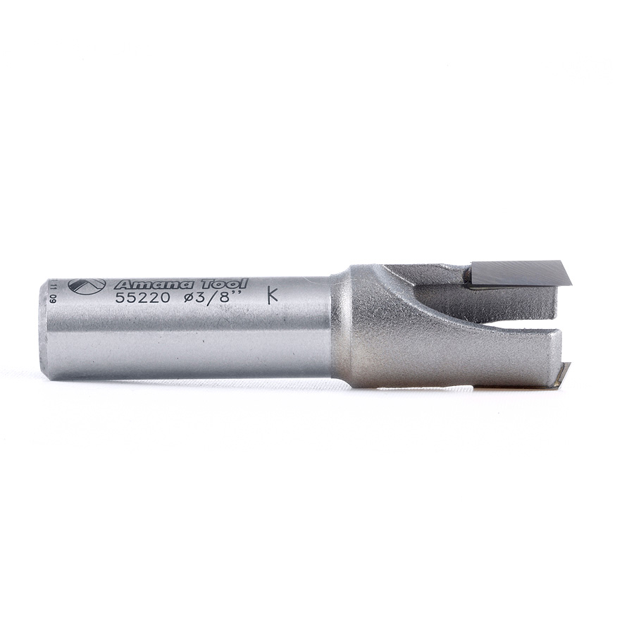 Amana 55220 Carbide Tipped Plug Cutter for Drill Press 5/8 Dia x 1/2 x 1/2 Inch Shank