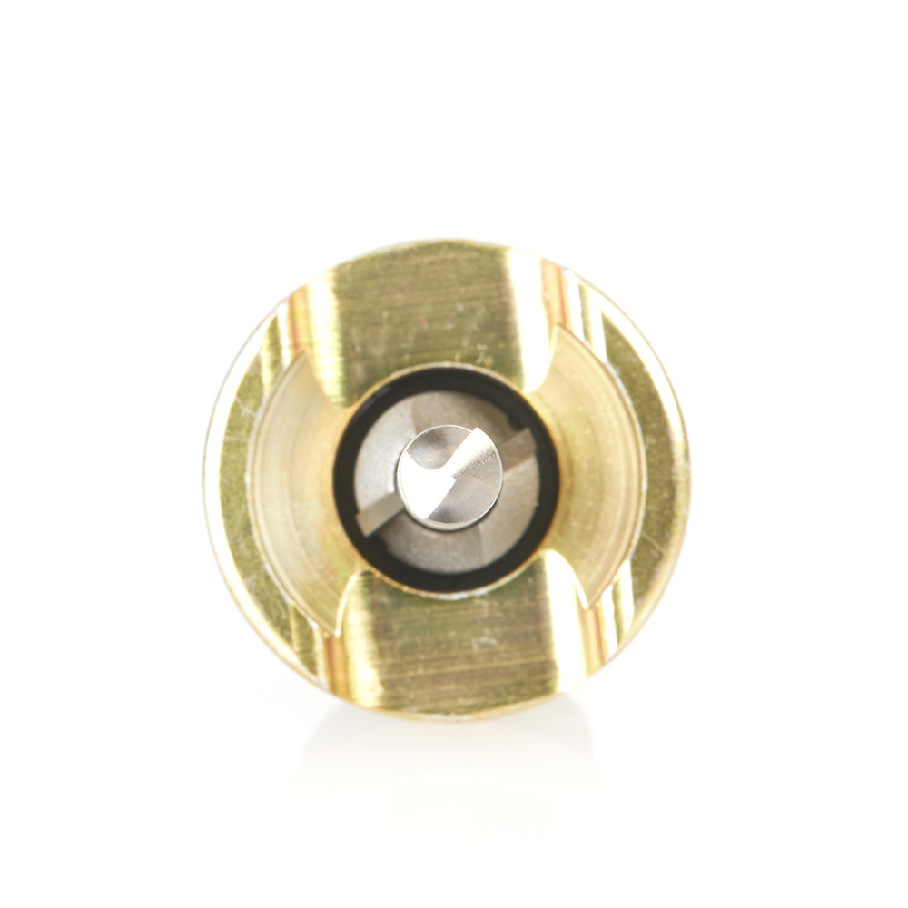 Amana 55244 Carbide Tipped 82 Degree Countersink with Adjustable Depth Stop and No-Thrust Ball Bearing, 1/2 Dia x 1/4 Drill Dia x 10mm Quick Release Round Shank