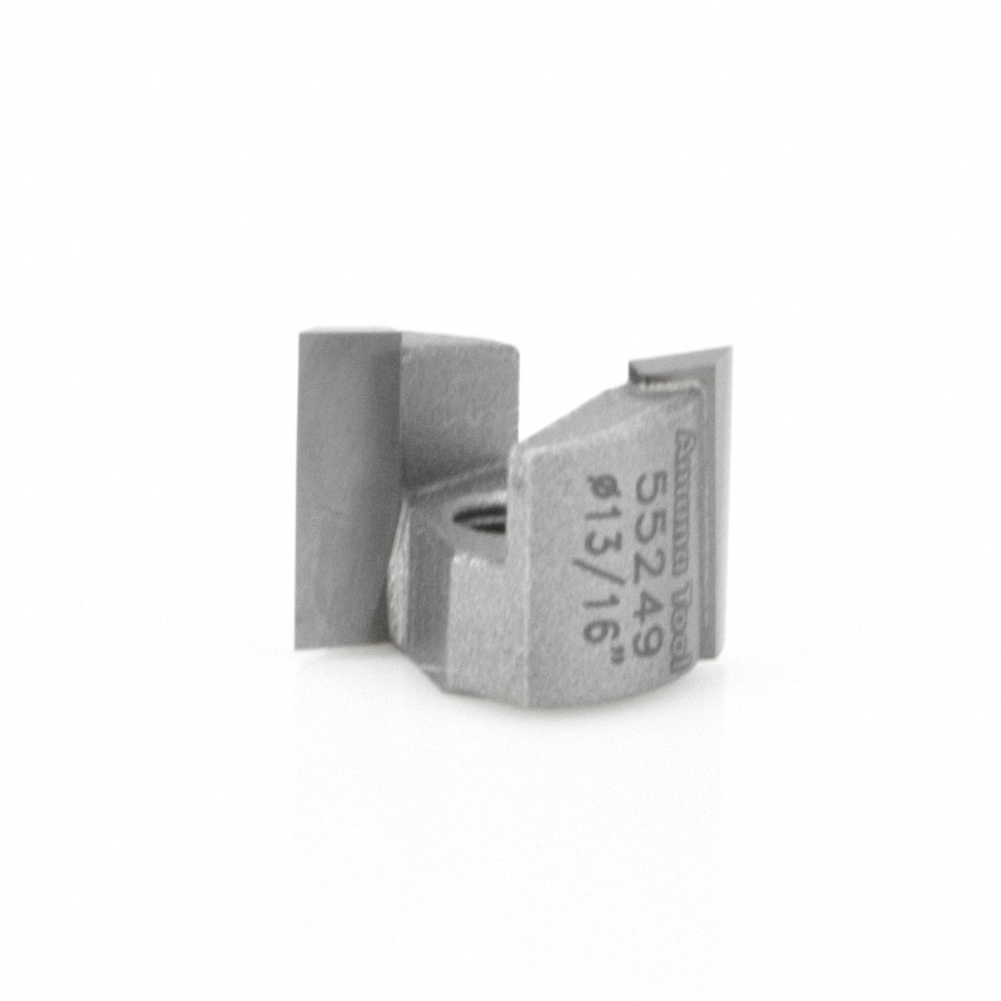 Amana 55249 Carbide Tipped Mortising Screw Down Shear Cutter 13/16 Dia x 9/16 Inch x 1/4 - 28 Thread