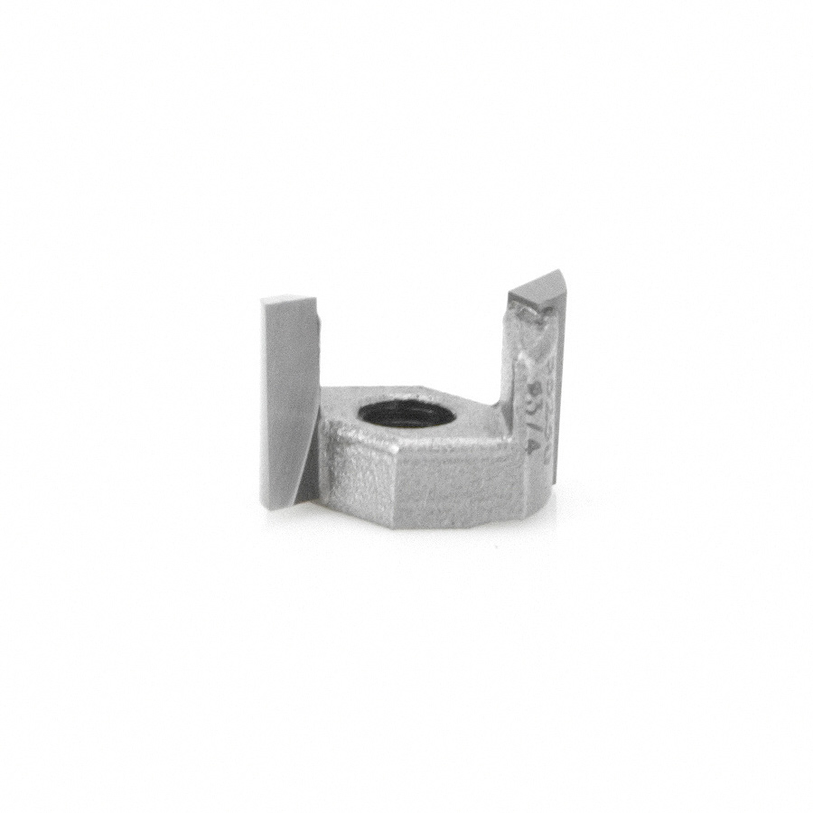 Amana 55250 Carbide Tipped Mortising Screw Down Shear Cutter 3/4 Dia x 9/16 Inch x 1/4 - 28 Thread