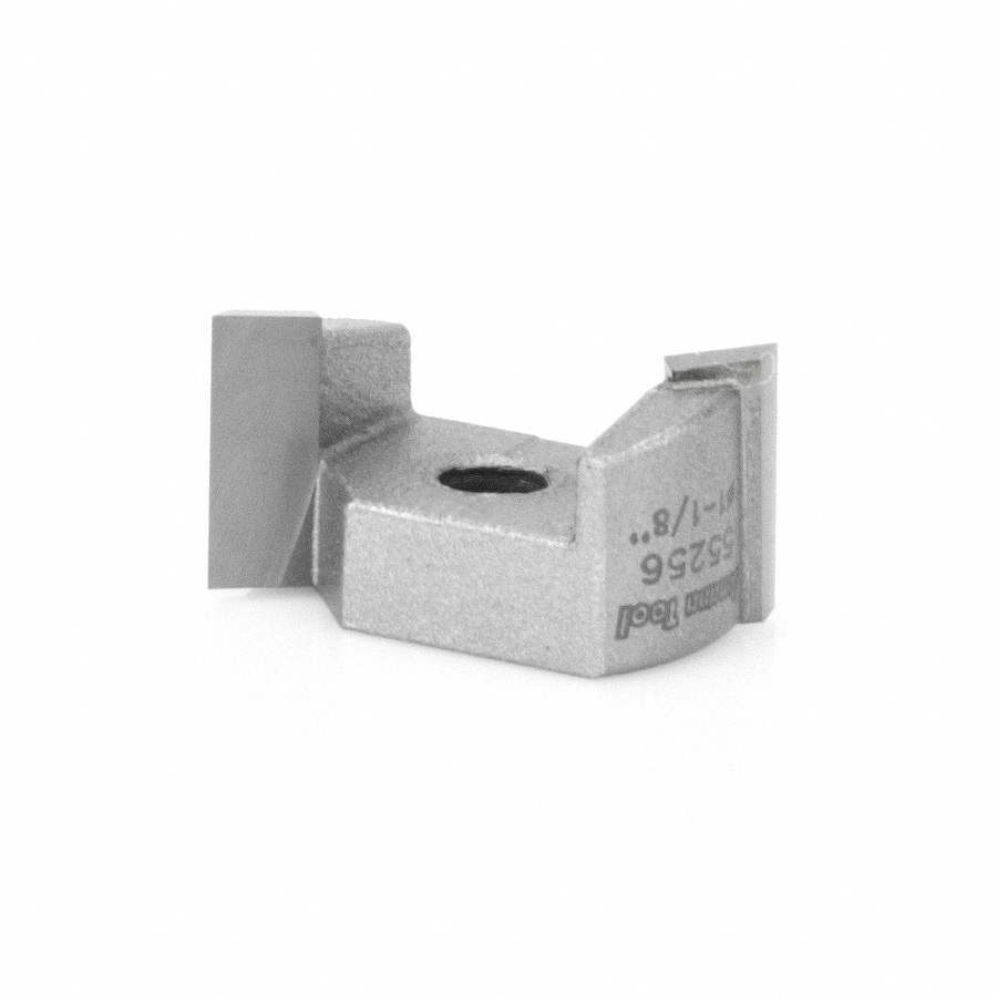 Amana 55256 Carbide Tipped Mortising Screw Down Shear Cutter 1-1/8 Dia x 11/16 Inch x 1/4 - 28 Thread