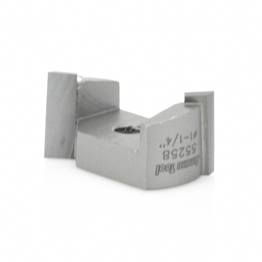 Amana 55258 Carbide Tipped Mortising Screw Down Shear Cutter 1-1/4 Dia x 5/8 Inch x 1/4 - 28 Thread