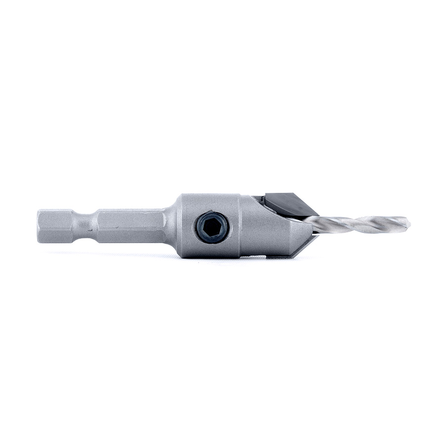 Amana 55268 Carbide Tipped 82 Degree Countersink 1/2 Dia x 49 Deg x 1/4 Quick Release Hex Shank for Wood Screw #12