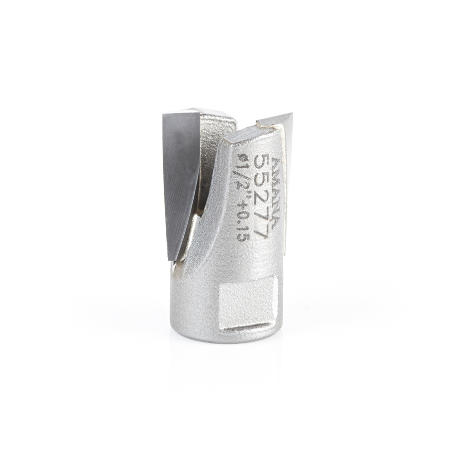 Amana 55277 Carbide Tipped Mortising Screw Down Shear Cutter 1/2 + 0.15 Dia x 9/16 Inch x 1/4 - 28 Thread