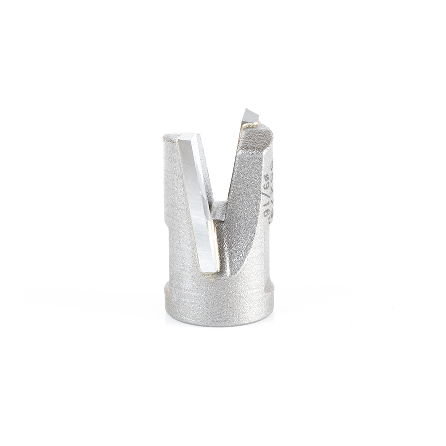Amana 55279 Carbide Tipped Mortising Screw Down Shear Cutter 9/16 Dia x 9/16 Inch x 1/4 - 28 Thread