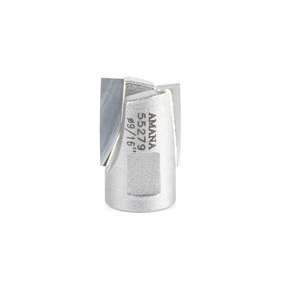 Amana 55279 Carbide Tipped Mortising Screw Down Shear Cutter 9/16 Dia x 9/16 Inch x 1/4 - 28 Thread