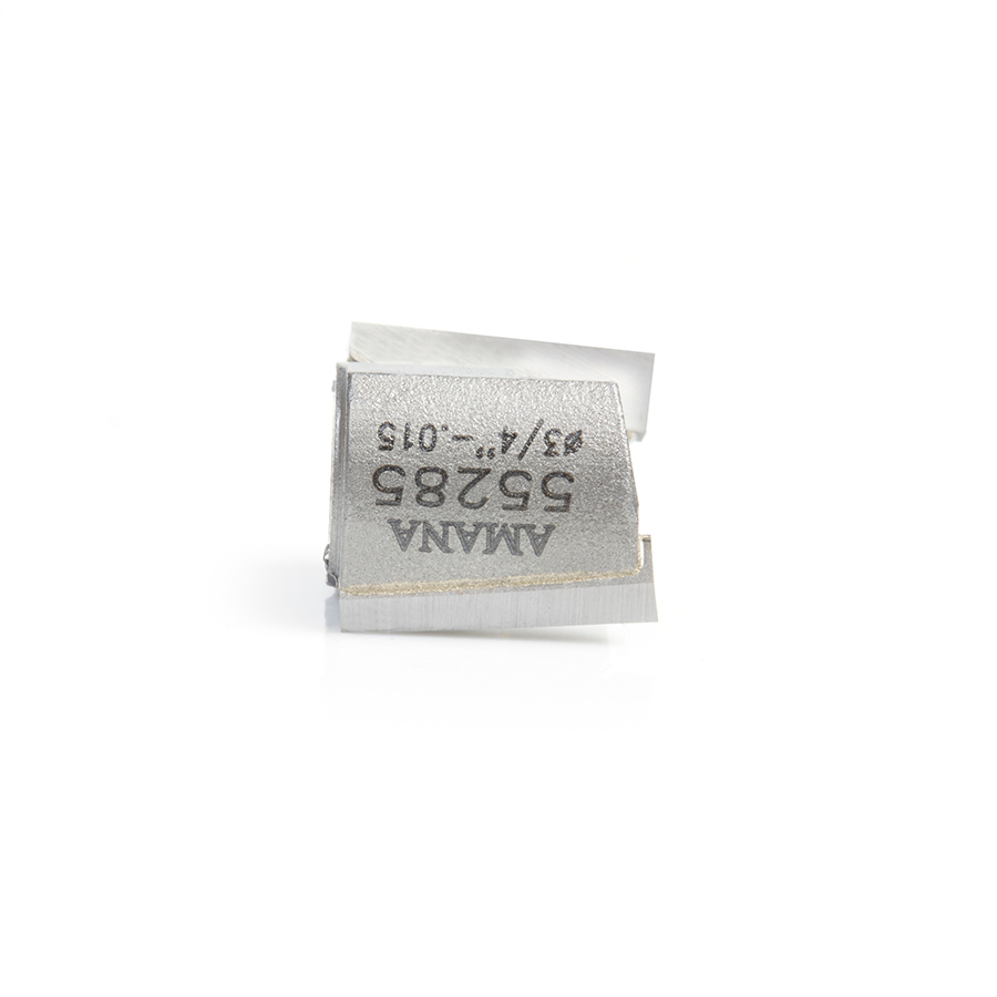 Amana 55285 Carbide Tipped Mortising Screw Down Shear Cutter 3/4 - 0.015 Dia x 9/16 Inch x 1/4 - 28 Thread