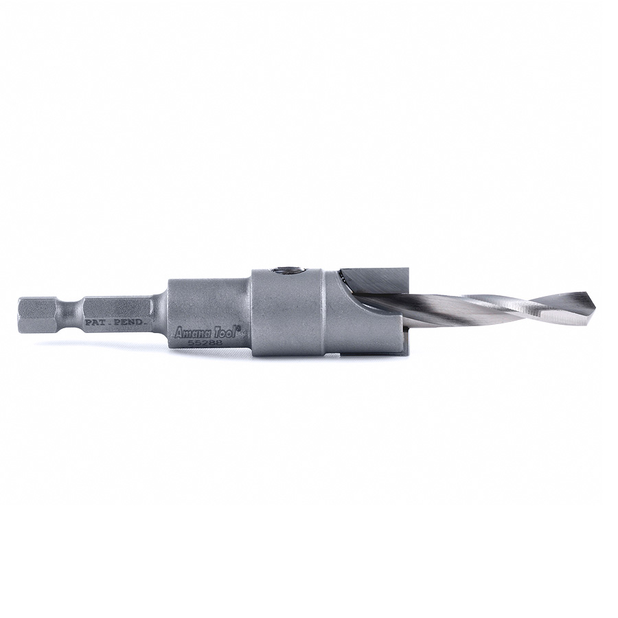 Amana 55288 Carbide Tipped Counterbore 5/8 Dia x 1/4 Quick Release Hex Shank