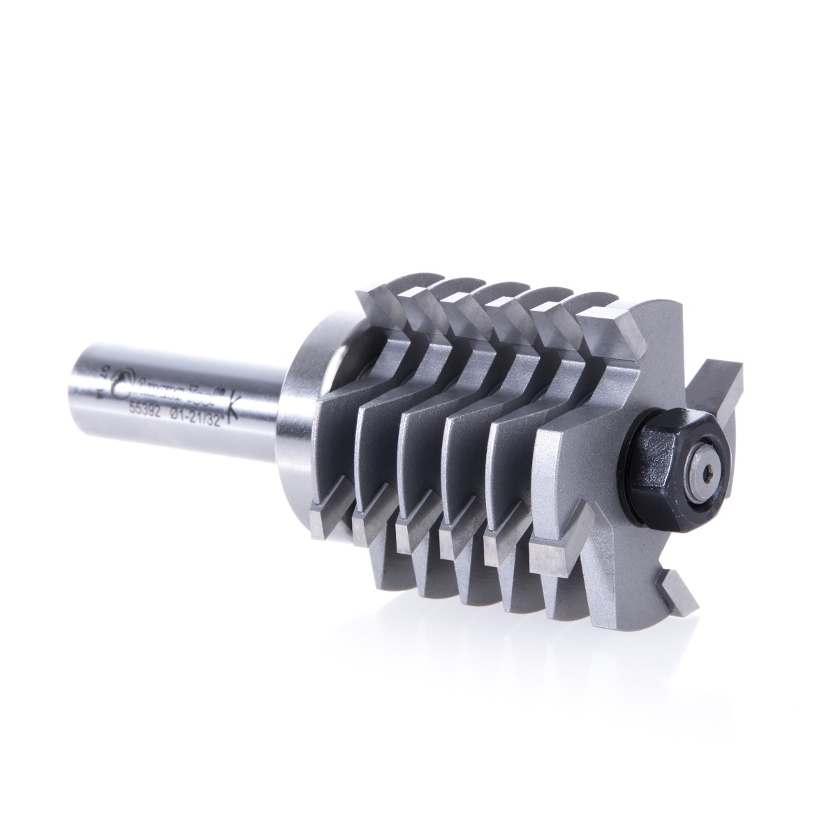 Amana 55392 Carbide Tipped Finger Joint Assembly 1-21/32 Dia x 1-17/32 x 1/2 Inch Shank with Upper BB