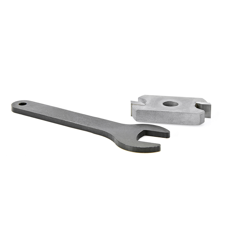Amana 55436 Carbide Tipped Adjustable Ogee Instile and Rail System 1-5/8 Dia x 5/8 to 1-1/8 x 5/32 Radius x 1/2 Inch Shank Set