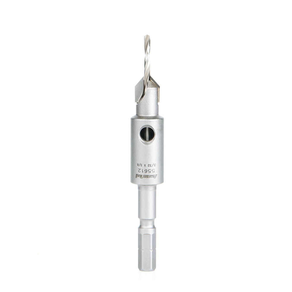 Amana 55612 Carbide Tipped 82 Degree Countersink for Festool® CENTROTEC® System #6 Screw 3/8 Dia x 3/32 Drill Dia