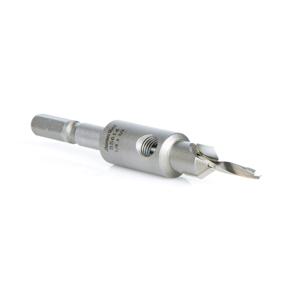 Amana 55614 Carbide Tipped 82 Degree Countersink for Festool® CENTROTEC® System #10 Screw 3/8 Dia x 1/8 Drill Dia