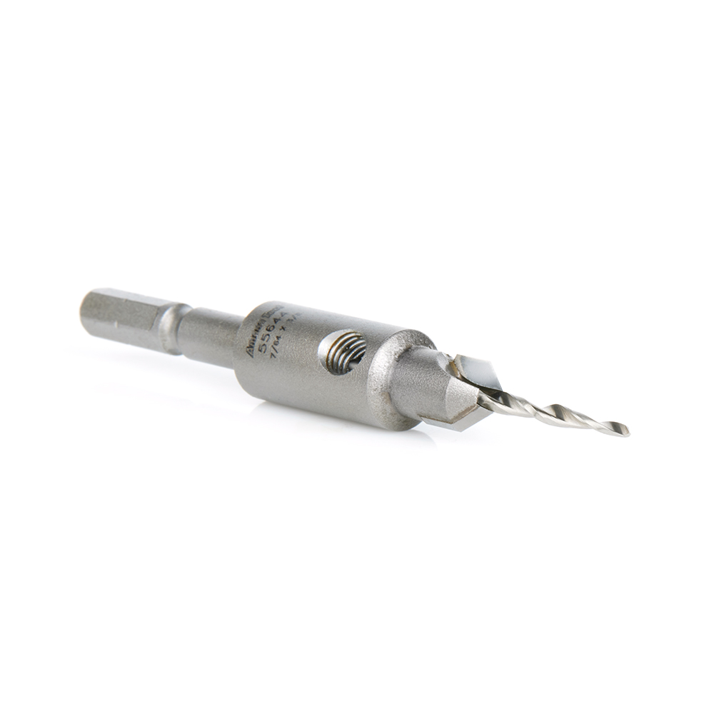 Amana 55644 Carbide Tipped 82 Degree Countersink Taper for Festool® CENTROTEC® System #8 Screw 3/8 Dia x 7/64 Drill Dia