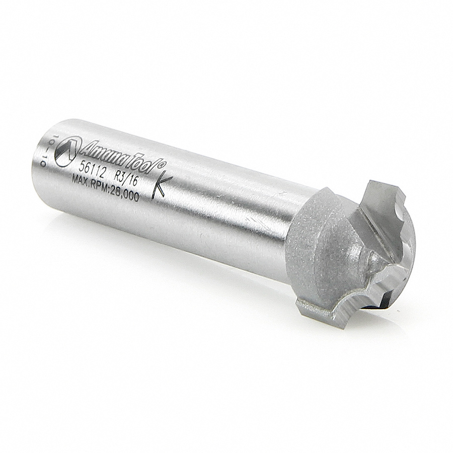 Amana 56112 Carbide Tipped Plunging Classical 9/64 Radius x 3/4 Dia x 1/2 x 1/2 Inch Shank
