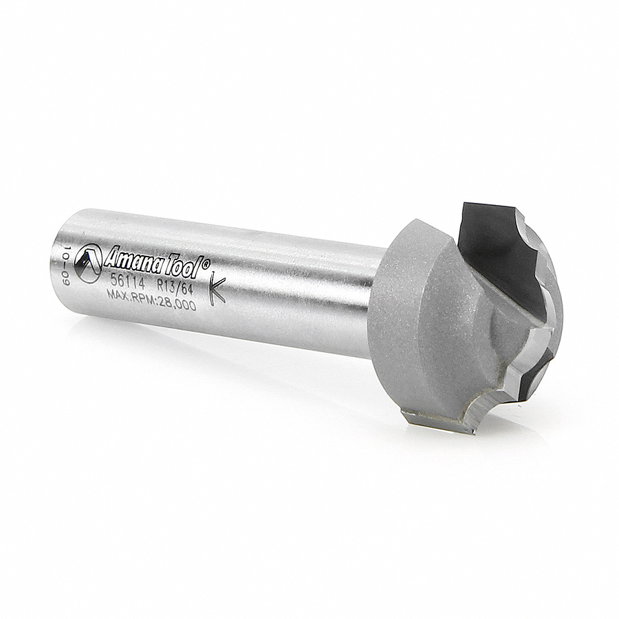 Amana 56114 Carbide Tipped Plunging Classical 13/64 Radius x 1 Inch Dia x 11/16 x 1/2 Shank