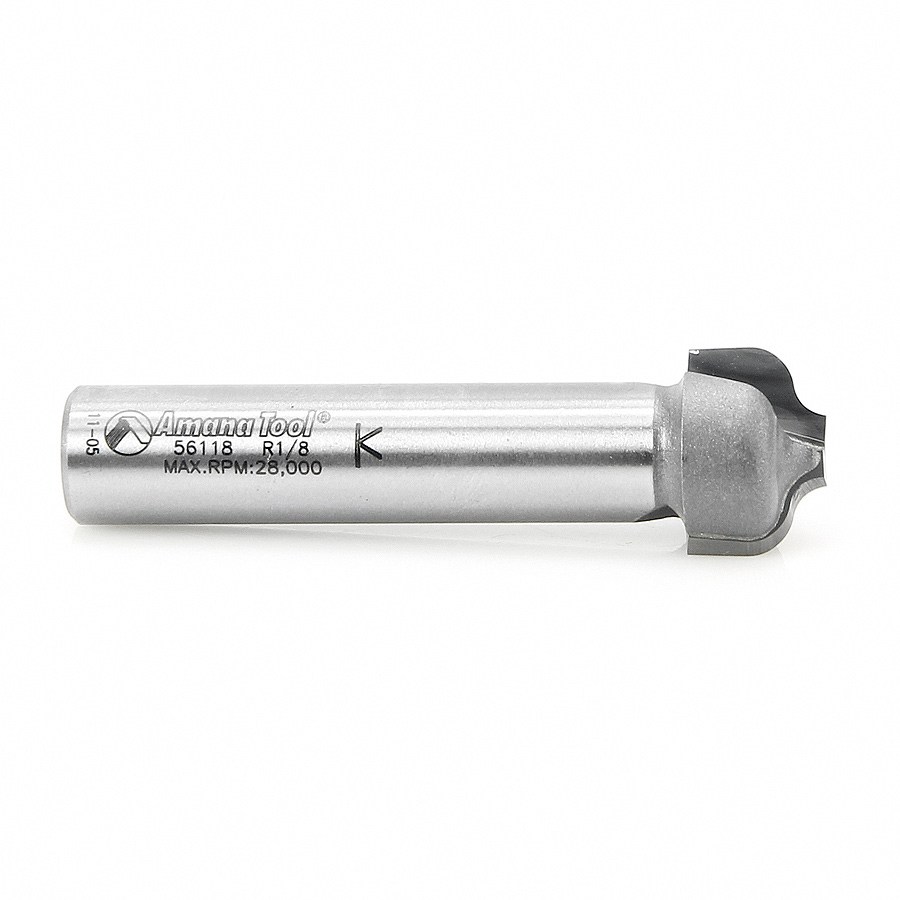 Amana 56118 Carbide Tipped Plunging Ogee Style A 9/64 Radius x 3/4 Dia x 1/2 x 1/2 Inch Shank