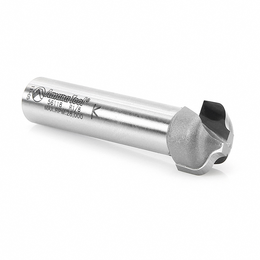 Amana 56118 Carbide Tipped Plunging Ogee Style A 9/64 Radius x 3/4 Dia x 1/2 x 1/2 Inch Shank