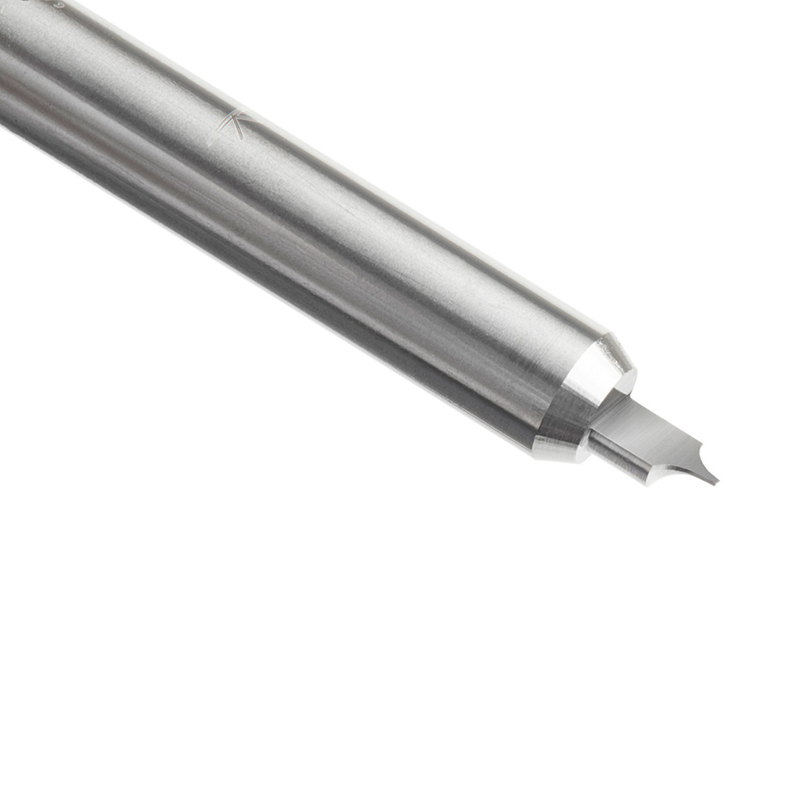 Amana 56142 Solid Carbide Point Cutting Roundover 1/16 Radius x 9/64 Dia x 7/32 x 1/4 Shank Router Bit
