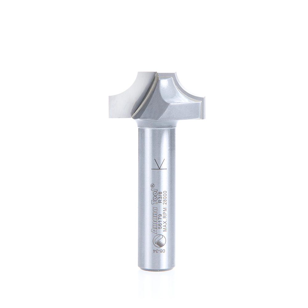 Amana 56179 Carbide Tipped Plunging Beading 3/8 Radius x 1-1/4 Dia x 5/16 x 1/2 Inch Shank