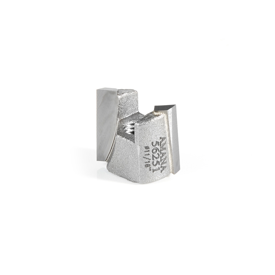 Amana 56251 Carbide Tipped Mortising Screw Down Shear Cutter 11/16 Dia x 9/16 Inch x 1/4 - 28 Thread