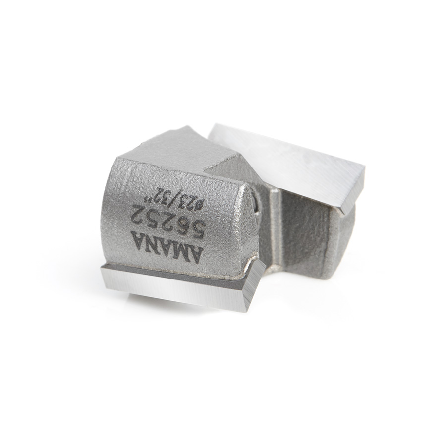 Amana 56252 Carbide Tipped Mortising Screw Down Shear Cutter 23/32 Dia x 9/16 Inch x 1/4 - 28 Thread