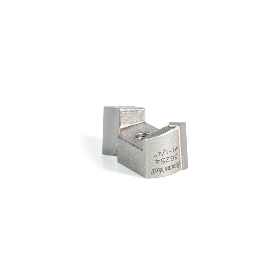 Amana 56254 Carbide Tipped Mortising Screw Down Shear Cutter 1-1/4 Dia x 11/16 Inch x 1/4 - 28 Thread