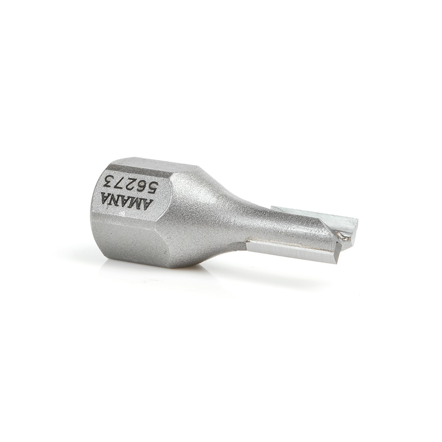 Amana 56273 Carbide Tipped Mortising Screw Straight No Shear Cutter 9/32 Dia x 1/2 x 1/4 - 28 Thread