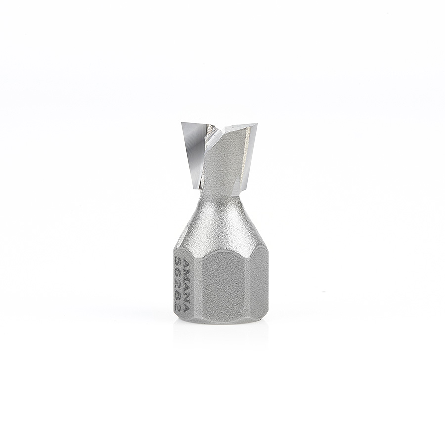 Amana 56282 Carbide Tipped 10 Degree Dovetail Screw Cutter 7/16 Dia x 3/8 x 1/4 - 28 Thread