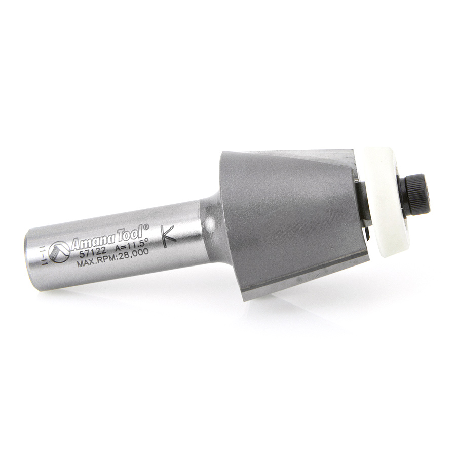 Amana 57122 Carbide Tipped Undermount Bowl Solid Surface 1-1/4 Inch Dia x 15/16 x 10 Deg x 1/2 Shank