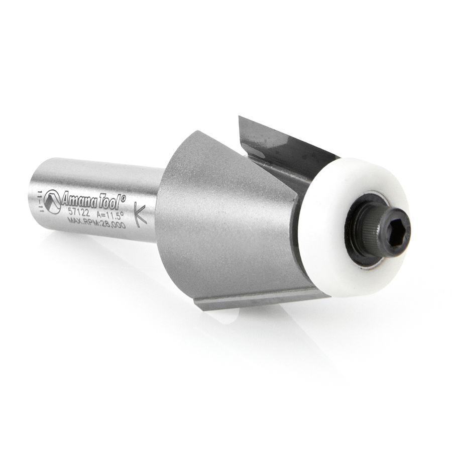 Amana 57122 Carbide Tipped Undermount Bowl Solid Surface 1-1/4 Inch Dia x 15/16 x 10 Deg x 1/2 Shank