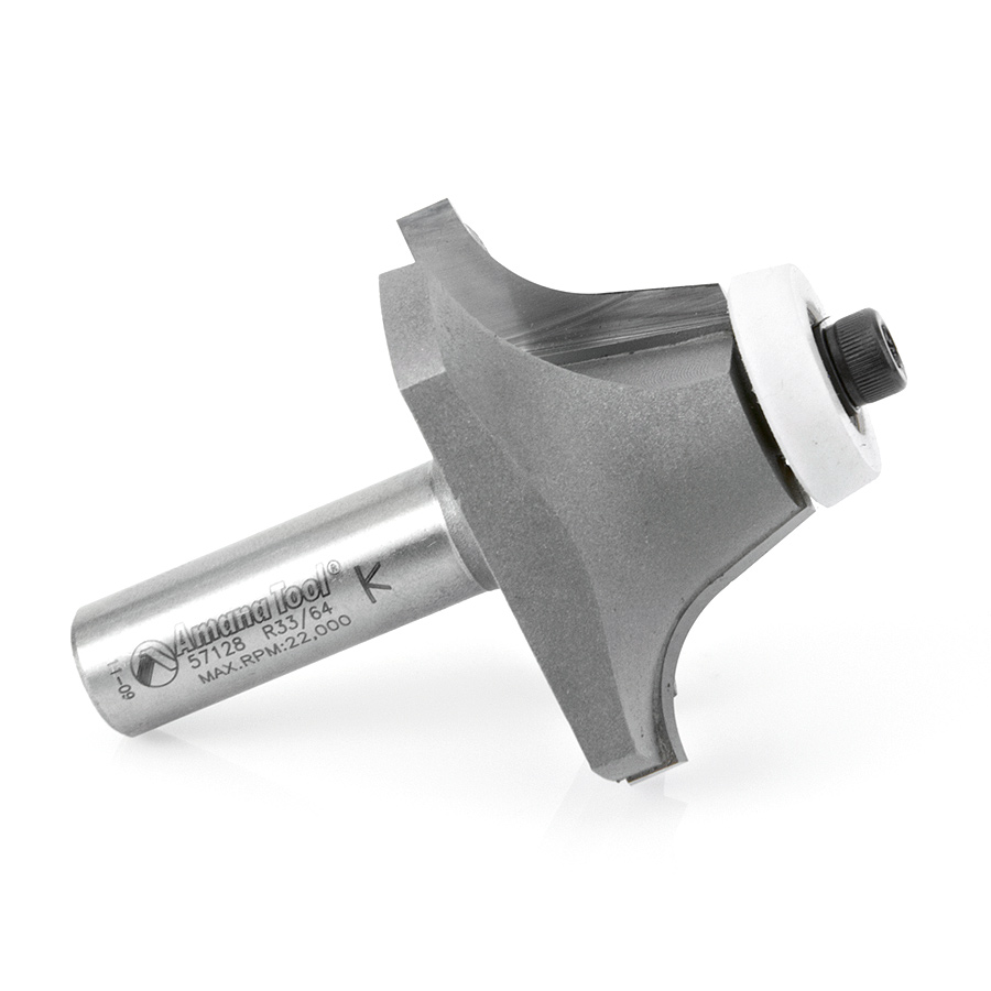 Amana 57128 Carbide Tipped Undermount Bowl Solid Surface 2-1/8 Dia x 1 Inch x 18 Deg x 1/2 Shank