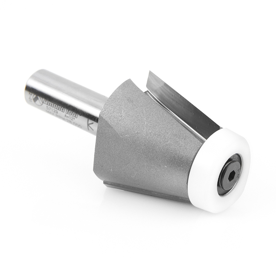 Amana 57129 Carbide Tipped Wilsonart® SSV Bowl Solid Surface 1-1/2 Dia x 1-1/4 x 12 Deg x 1/2 Inch Shank
