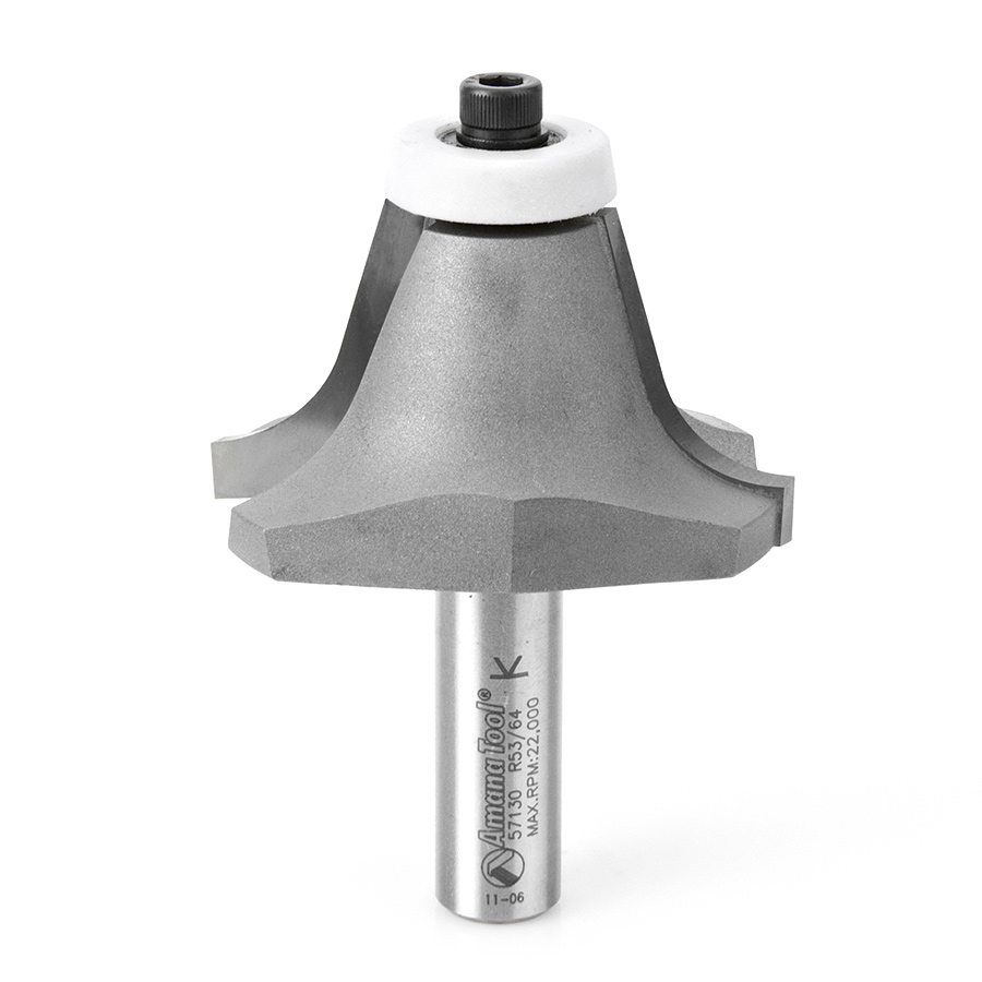 Amana 57130 Carbide Tipped Undermount Bowl Solid Surface 2-1/4 Dia x 1-1/4 x 18 Deg x 1/2 Inch Shank