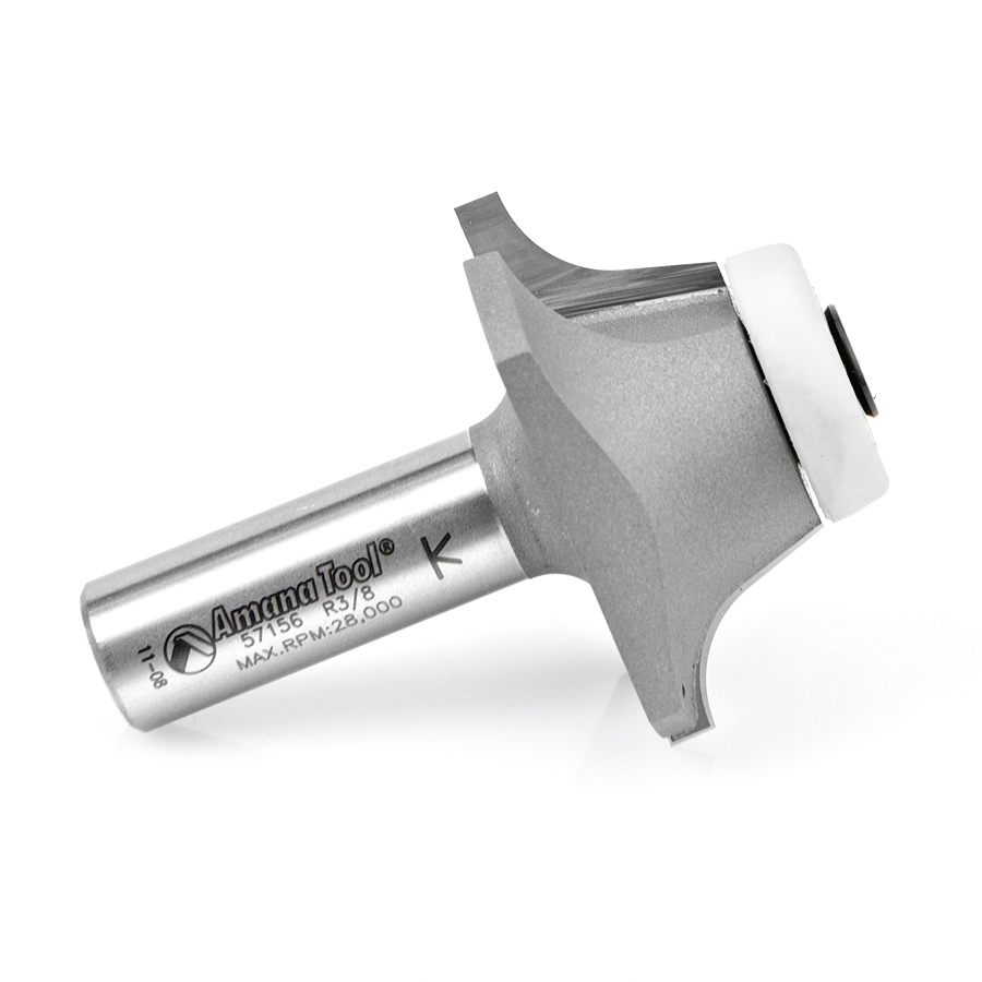 Amana 57156 Carbide Tipped Undermount Bowl Solid Surface 1-25/32 Dia x 11/16 x 17 Deg x 1/2 Inch Shank