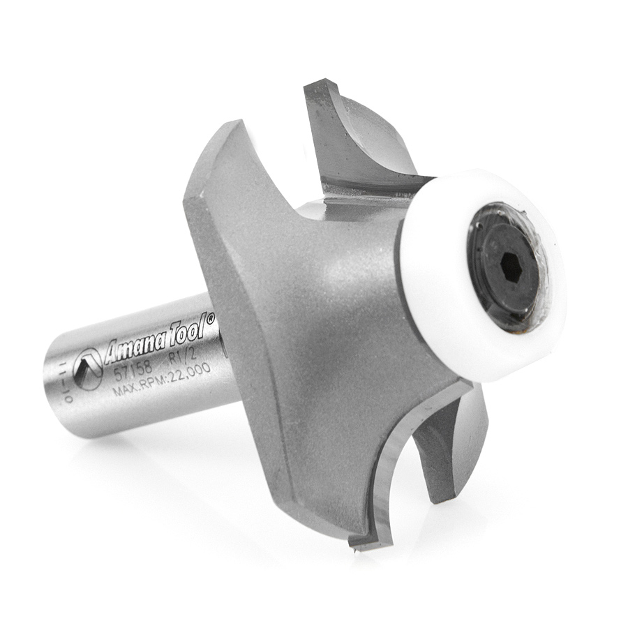Amana 57158 Carbide Tipped Undermount Bowl Solid Surface 2 Dia x 11/16 x 14 Deg x 1/2 Inch Shank