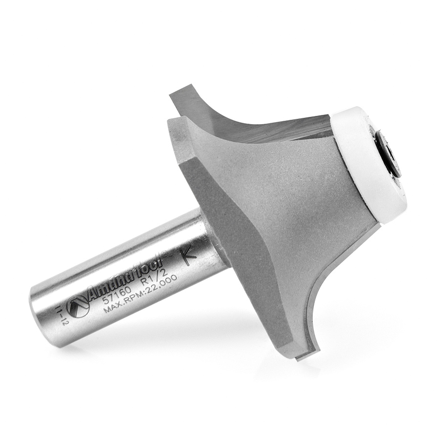 Amana 57160 Carbide Tipped Undermount Bowl Solid Surface 2-1/8 Dia x 1 Inch x 17 Deg x 1/2 Shank