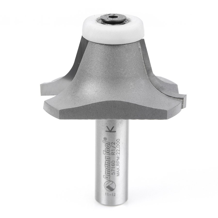 Amana 57160 Carbide Tipped Undermount Bowl Solid Surface 2-1/8 Dia x 1 Inch x 17 Deg x 1/2 Shank